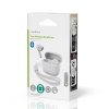 Plně bezdrátová sluchátka | Bluetooth® | Maximální doba přehrávání na baterie: 16 hod | Ovládání dotykem | Nabíjecí pouzdro | Pouzdro na bezdrátové nabíjení | Vestavěný mikrofon | Podpora hlasového ovládání | Bílá