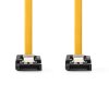 Kabel SATA | 6 Gbps | SATA 7-Pin Zásuvka | SATA 7-Pin Zásuvka | Poniklované | 1.00 m | Plochý | PVC | Žlutá | Box