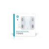 Nedis SmartLife chytrá osobní váha, Bluetooth, BMI / BMR, tuk, voda, kosti, svaly, 180 kg max., tvrzené sklo (BTHPS11WT)