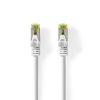 Nedis síťový kabel S/FTP CAT7, zástrčka RJ45 - zástrčka RJ45, 2 m, Snagless, LSZH, bílá (CCGL85420WT20)