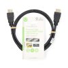 Premium Vysokorychlostní HDMI ™ kabel s Ethernetem | Konektor HDMI ™ | Konektor HDMI ™ | 4K@60Hz | 18 Gbps | 1.00 m | Kulatý | PVC | Černá | Label