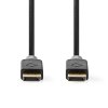 Displayport kabel | DisplayPort Zástrčka | DisplayPort Zástrčka | 8K@60Hz | Pozlacené | 2.00 m | Kulatý | PVC | Černá | Box