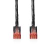 Síťový kabel CAT6 | RJ45 Zástrčka | RJ45 Zástrčka | U/UTP | 20.0 m | Venkovní | Kulatý | PE | Černá | Label