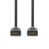 Nedis Ultra High Speed HDMI kabel, 8K až 48 GB/s, zástrčka HDMI - zástrčka HDMI, 2 m, černá (CVGL35000BK20)