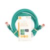 Nedis síťový kabel S/FTP CAT6, zástrčka RJ45 - zástrčka RJ45, 3 m, LSZH, zelená (CCGL85221GN30)