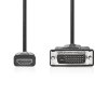 Nedis propojovací kabel zástrčka HDMI - zástrčka DVI-D 24+1-Pin, 3 m, černá (CCGL34800BK30)