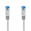 Síťový kabel CAT6a | S / FTP | RJ45 Zástrčka | RJ45 Zástrčka | 0.50 m | Snagless | Kulatý | LSZH | Šedá | Label
