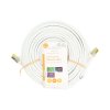 Nedis síťový kabel S/FTP CAT7, zástrčka RJ45 - zástrčka RJ45, 15 m, Snagless, LSZH, bílá (CCGL85420WT150)