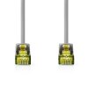 Síťový kabel Cat 8.1 | S / FTP | RJ45 Zástrčka | RJ45 Zástrčka | 10.0 m | Kulatý | LSZH | Šedá | Label