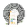 Síťový kabel Cat 8.1 | S / FTP | RJ45 Zástrčka | RJ45 Zástrčka | 15.0 m | Kulatý | LSZH | Šedá | Label