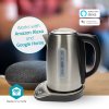 SmartLife Rychlovarná konvice | Wi-Fi | 1.7 l | Nerezová Ocel | 70,80,90,100 °C | Ukazatel teploty | Otočný o 360 stupňů | Skryté topné těleso | Řadič Strix® | Android™ / IOS