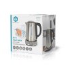 SmartLife Rychlovarná konvice | Wi-Fi | 1.7 l | Nerezová Ocel | 70,80,90,100 °C | Ukazatel teploty | Otočný o 360 stupňů | Skryté topné těleso | Řadič Strix® | Android™ / IOS