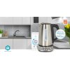 SmartLife Rychlovarná konvice | Wi-Fi | 1.7 l | Nerezová Ocel | 70,80,90,100 °C | Ukazatel teploty | Otočný o 360 stupňů | Skryté topné těleso | Řadič Strix® | Android™ / IOS