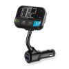 FM transmitter do auta | Husí krk | Hands free volání | 2 " | Černo-bílý displej | Bluetooth® | PD 20 W / QC 3.0 | Rychlé nabíjení | Posílení basů | Google Assistant / Siri | Černá