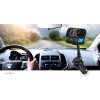 FM transmitter do auta | Husí krk | Hands free volání | 2 " | Černo-bílý displej | Bluetooth® | PD 20 W / QC 3.0 | Rychlé nabíjení | Posílení basů | Google Assistant / Siri | Černá