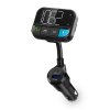 FM transmitter do auta | Husí krk | Hands free volání | 2 " | Černo-bílý displej | Bluetooth® | PD 20 W / QC 3.0 | Rychlé nabíjení | Posílení basů | Google Assistant / Siri | Černá