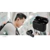 Nedis HPBT2425BK Bluetooth bezdrátová sluchátka do uší, ENC, 24 hod. výdrž, nabíjecí pouzdro, černá