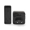 Bezdrátový Zvonek | Síťové napájení | 100 - 240 V AC 50/60 Hz | 1x 23A 12V | Hlasitost: 110 dB | Dosah signálu: 150 m | IP55 | Nastavitelná hlasitost | 58 Melodií | 2 Přijímače | Černá