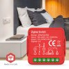 Nedis ZBWS20RD SmartLife modul spínací, ZigBee 3.0, 2-kanálový 2x100 W