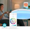 SmartLife Stropní světlo | Wi-Fi | RGB / Teplé až chladné bílé | Kulatý | Průměr: 260 mm | 1820 lm | 2700 - 6500 K | IP44 | Energetická třída: F | Android™ / IOS