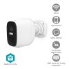 Nedis SmartLife chytrá IP kamera WiFi, 4MP Quad HD 1440p / 2560x1440, náklon, reflektor, PIR, noční vidění, microSD, IP66 (WIFICBO32WT)