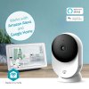 Nedis SmartLife chytrá IP kamera 3MPx Full HD 2304x1296, vnitřní, 2-pásmová WiFi 2.4 a 5 GHz, Onvif (WIFICI12CWT)