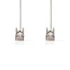 Síťový kabel CAT5e | SF / UTP | RJ45 Zástrčka | RJ45 Zástrčka | 5.00 m | Kulatý | PVC | Bílá | Blistr