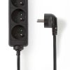 Nedis ESOC330E1BK prodlužovací kabel 3 m, 3 zásuvky, 16 A, 1.5 mm2, černá