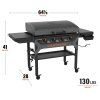 25675 7 plynovy gril blackstone 36 iron forged griddle s vikem
