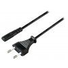 Valueline napájecí kabel zástrčka EURO - IEC320 C1 černý, 3 m (VLEP11060B30)