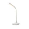 Nedis LTLG3M1WT3 LED stolní lampa / dotykové ovládání / 3 režimy svícení / nabíjecí / 250 lm bílá