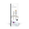 Synchronizační a nabíjecí kabel | Apple Lightning 8-pin Zástrčka - USB A Zástrčka | 3 m | Hliník