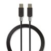 Nedis CCBW61000AT20 propojovací kabel zástrčka USB 3.0 A - zástrčka USB 3.0 A, 2 m