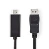 Nedis propojovací kabel zástrčka DisplayPort - zástrčka HDMI, 2 m, černá (CCGP37100BK20)