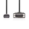 Nedis propojovací kabel zástrčka HDMI™ - zástrčka DVI-D 24+1-Pin, 2 m, černá (CCGP34800BK20)