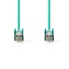 Nedis síťový kabel SF/UTP CAT5e, zástrčka RJ45 - zástrčka RJ45, 3 m, zelená (CCGP85121GN30)