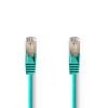 Nedis síťový kabel SF/UTP CAT5e, zástrčka RJ45 - zástrčka RJ45, 3 m, zelená (CCGP85121GN30)