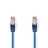 Nedis síťový kabel SF/UTP CAT5e, zástrčka RJ45 - zástrčka RJ45, 15 m, modrá (CCGP85121BU150)