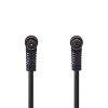 Nedis anténní kabel 120 dB úhlová zástrčka Coax - úhlová zásuvka Coax, 3 m, černá (CSGL40120BK30)