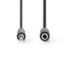 Nedis audio kabel zástrčka Jack 3.5 mm - zásuvka Jack 3.5 mm, 3 m, černá (CAGL22050BK30)
