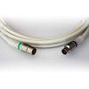 Technetix anténní kabel 105 dB zástrčka Coax - zásuvka Coax, 5 m, bílá (TN-RLA10-5.0B)