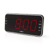 Nedis CLAR004BK radiobudík, 1.5" LED displej, FM rádio 20 předvoleb, duální budík, USB nabíjecí port péro telefon