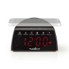 Nedis CLAR006BK radiobudík s bezdrátovou dobíječkou mobilu, Bluetooth, AUX