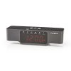 Nedis CLAR007BK radiobudík s bezdrátovou dobíječkou mobilu, Bluetooth, USB, microSD slot, AUX