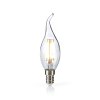 Nedis LED žárovka vláknová svíčka E14 4.8W 470lm 2700K (LEDBFE14CANFT2)