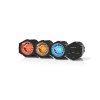 Nedis FUDI211BK3 LED světelné varhany se 3 moduly a 63 LED