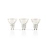 Nedis LED žárovka PAR16 GU10 4.8W 345lm 2700K, 3ks (LEDBGU10P163P2)