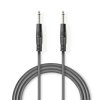 Nedis nesymetrický audio kabel 6.35mm zástrčka - 6.35mm zástrčka, 3 m (COTH23000GY30)
