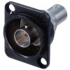 Neutrik adaptér BNC zásuvka - IEC 75 Ohm zásuvka, černá (NTR-NBB75DFGB)