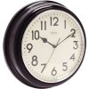 Analogové retro nástěnné hodiny 32 cm černé, Balance 776747